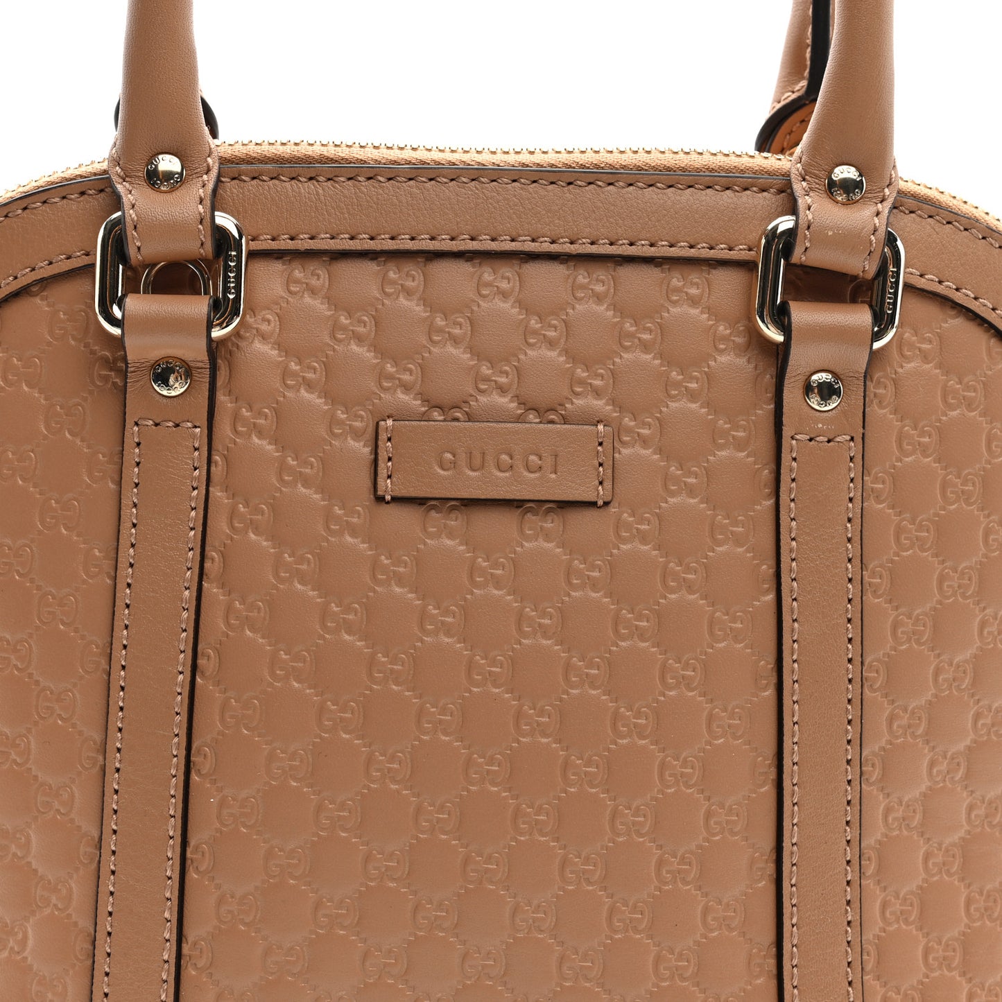 Soft Microguccissima Mini Dome Bag Camelia