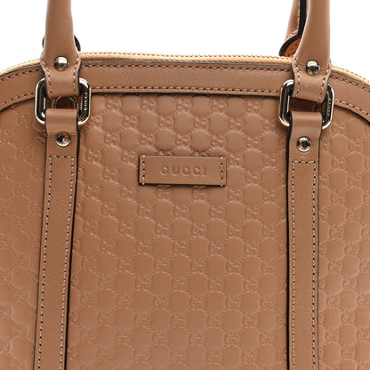 Gucci Soft Microguccissima Mini Dome Bag Camelia 8 of 10