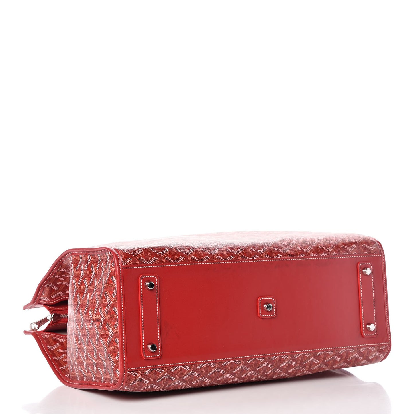 Goyardine Marquises Tote Red