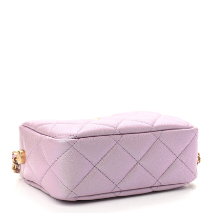 Chanel Iridescent Caviar Quilted Mini My Perfect Camera Case Pink 4 of 9