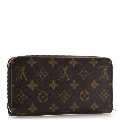 Louis Vuitton Monogram V Zippy Wallet Turquoise 3 of 9