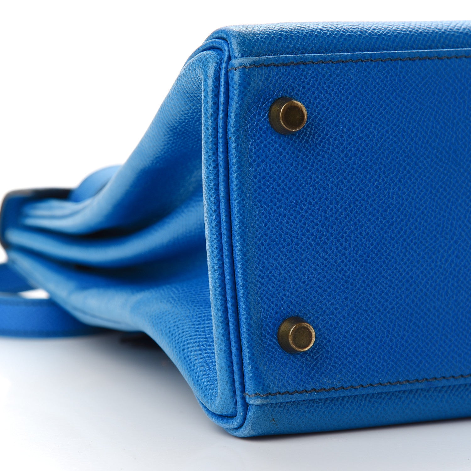 Hermes Courchevel Kelly Retourne 32 Bleu France 8 of 18