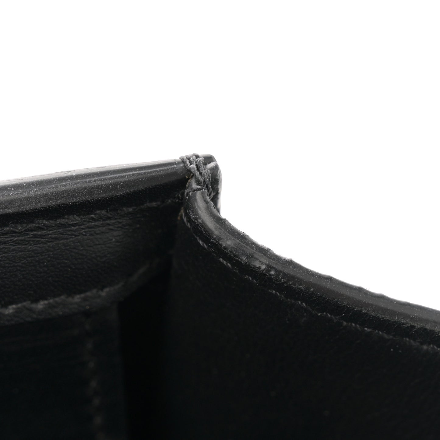 Bullhide Calfskin Nubuck Bi-Color Nano Luggage Black White