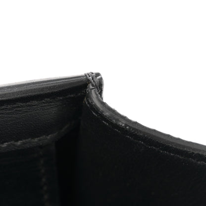 Celine Bullhide Calfskin Nubuck Bi-Color Nano Luggage Black White 12 of 14