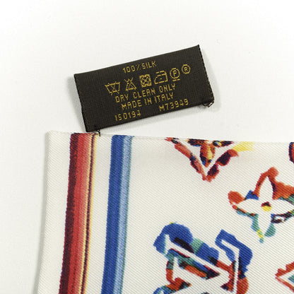 Louis Vuitton Silk Monogram Rainbow Bandeau White 4 of 4