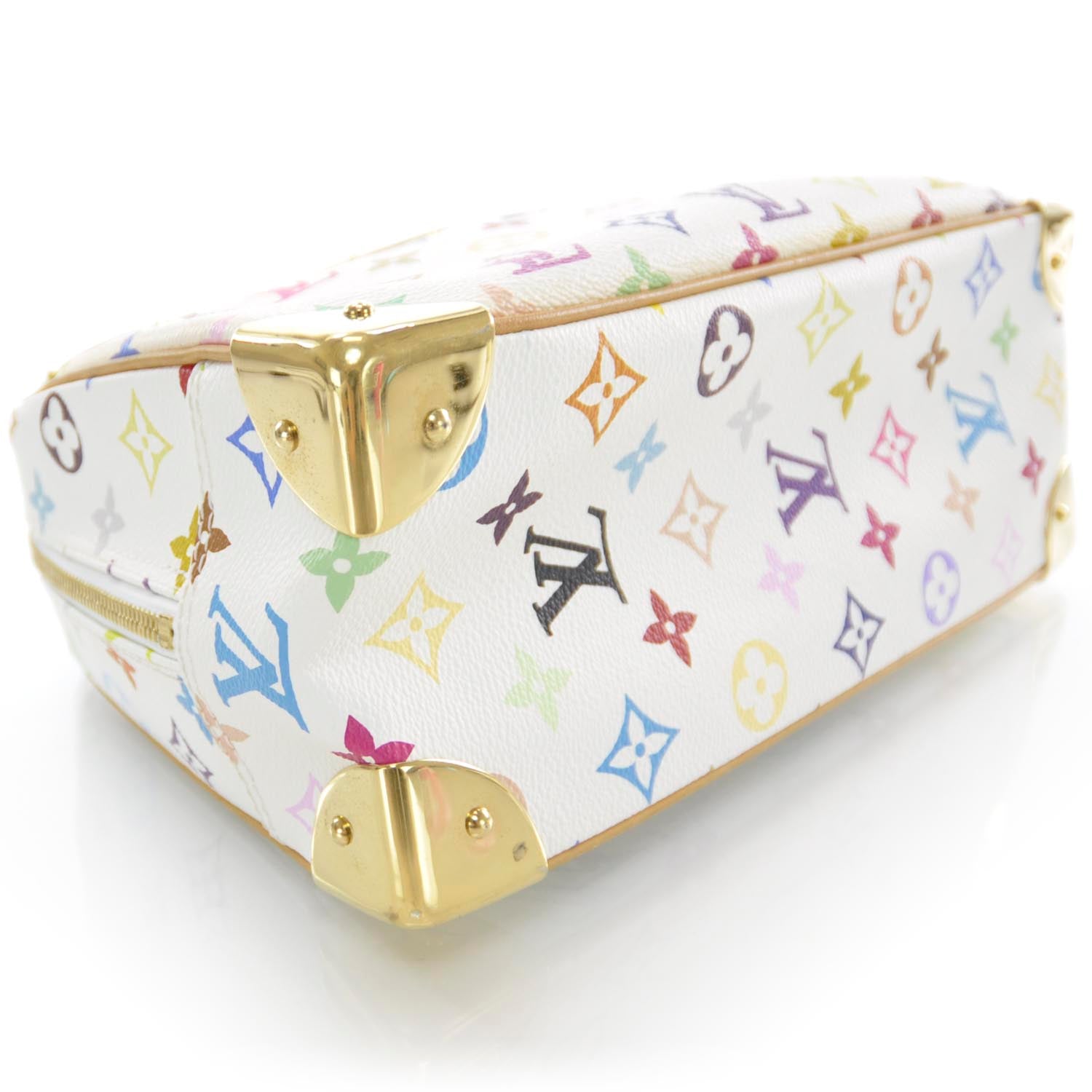 Louis Vuitton Monogram Multicolor Trouville White 3 of 6