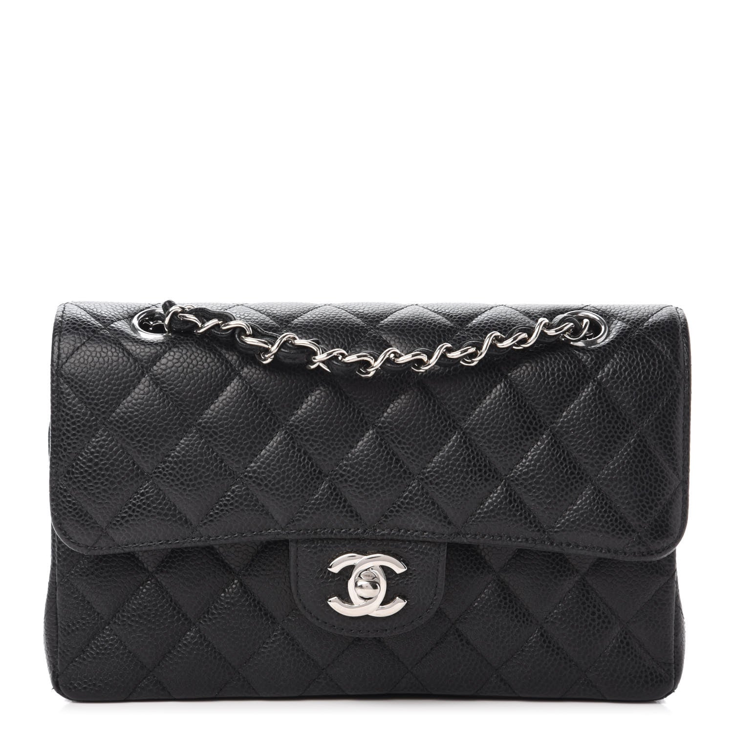 Chanel Caviar Quilted Small Double Flap Black 1 of 11