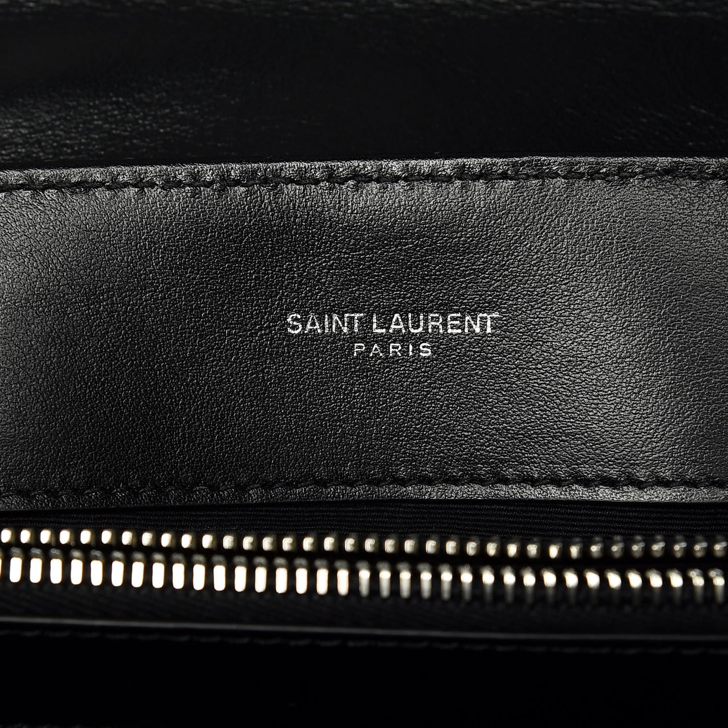 Calfskin Y Quilted Monogram Medium Loulou Chain Satchel Black