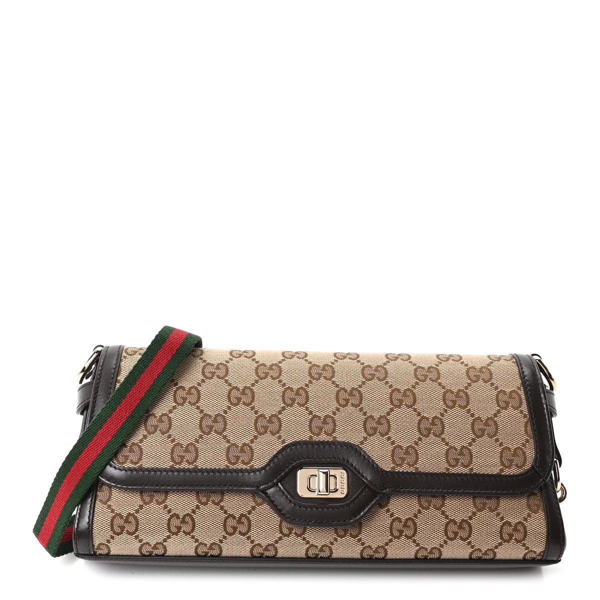 GG Monogram Small Luce Shoulder Bag Beige Ebony