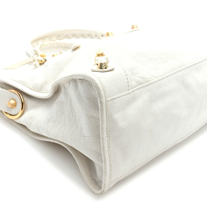 Balenciaga Agneau Giant 12 Gold Hardware City Blanc Creme Light Craie 9 of 10