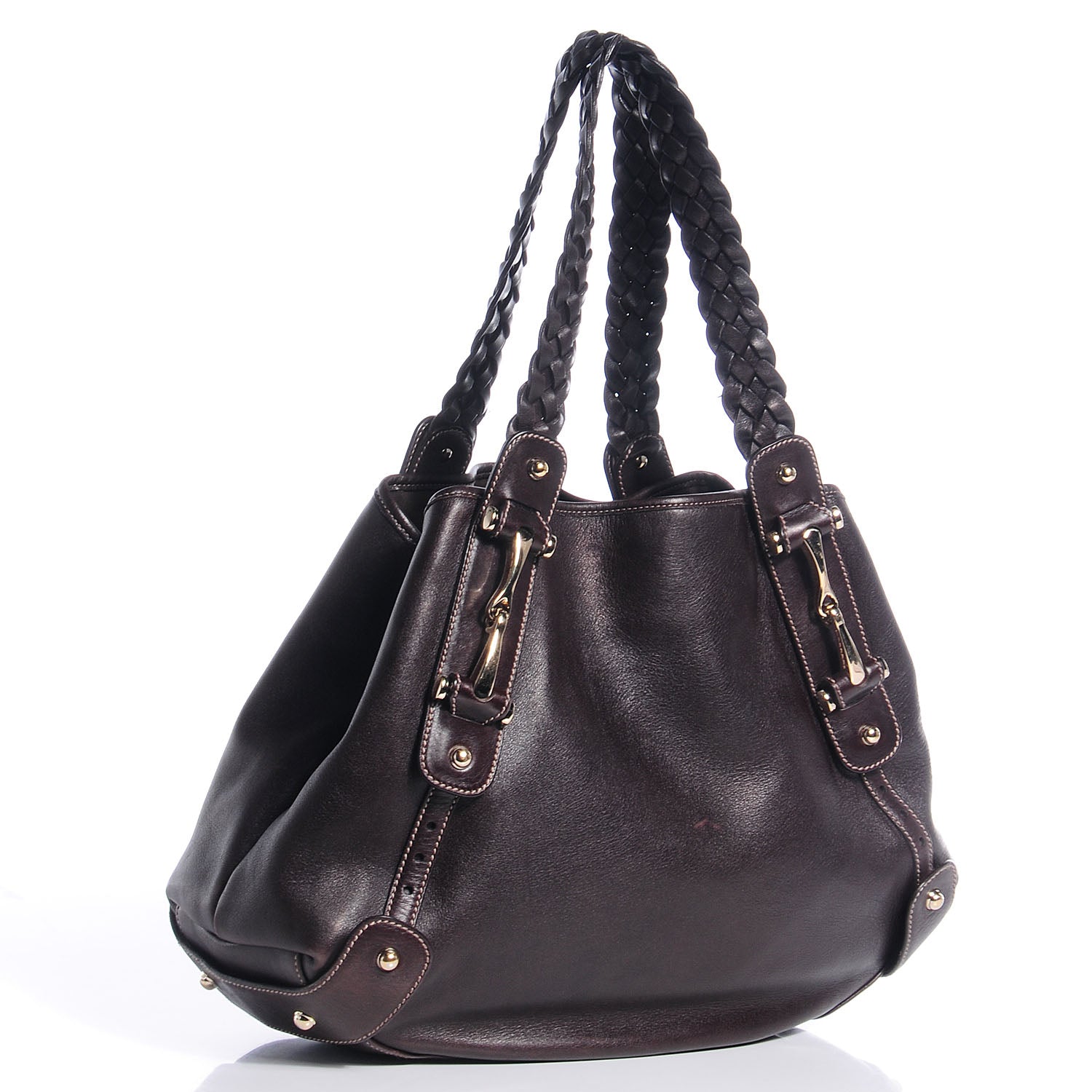 Gucci Calfskin Medium Pelham Shoulder Bag Brown 3 of 10