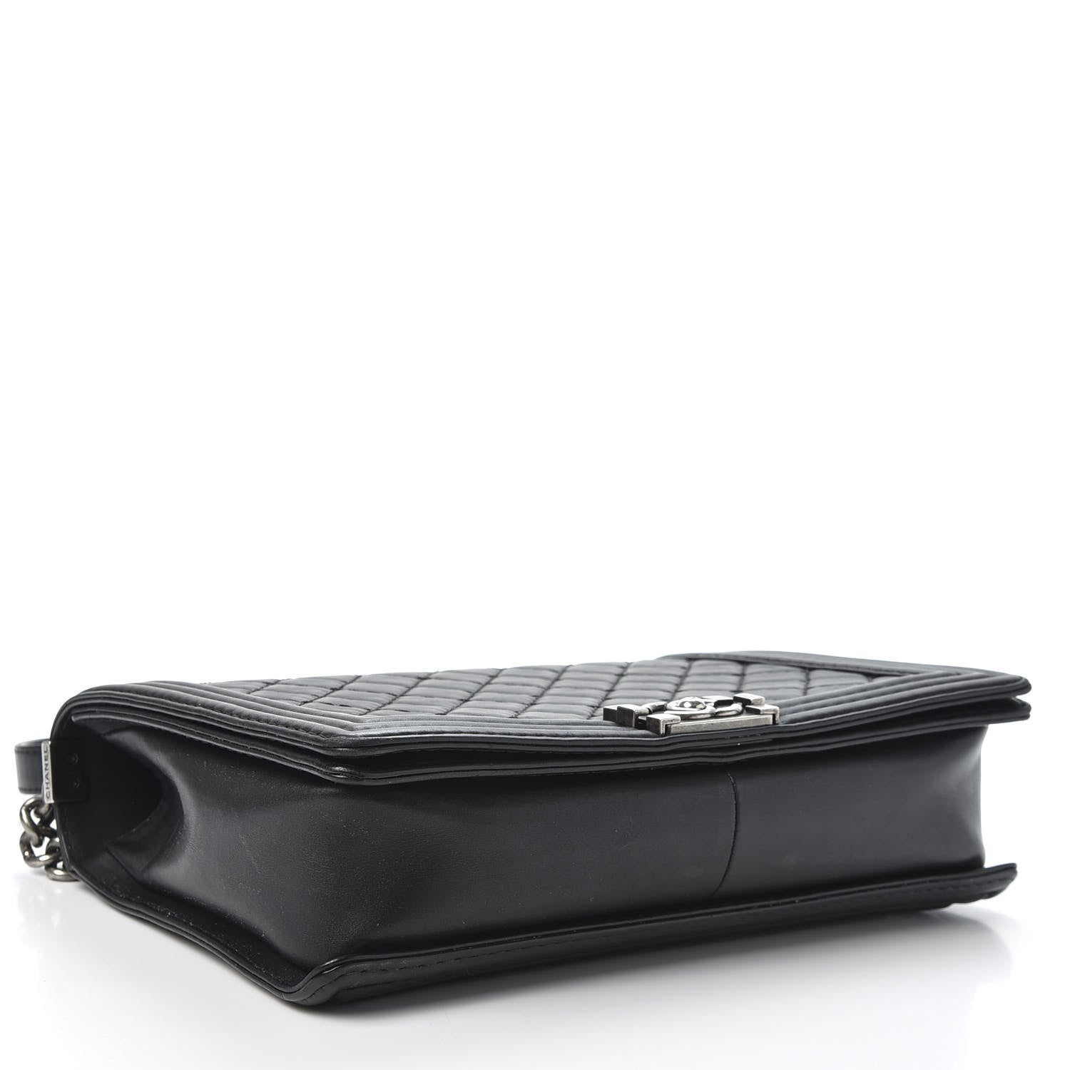 Chanel Lambskin Quilted Large Boy Flap Black 3 of 9