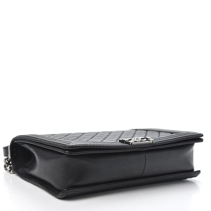 Chanel Lambskin Quilted Large Boy Flap Black 3 of 9