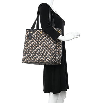 Mulberry Econyl Nylon Jacquard Calfskin Monogram Shopper Tote Black 3 of 9