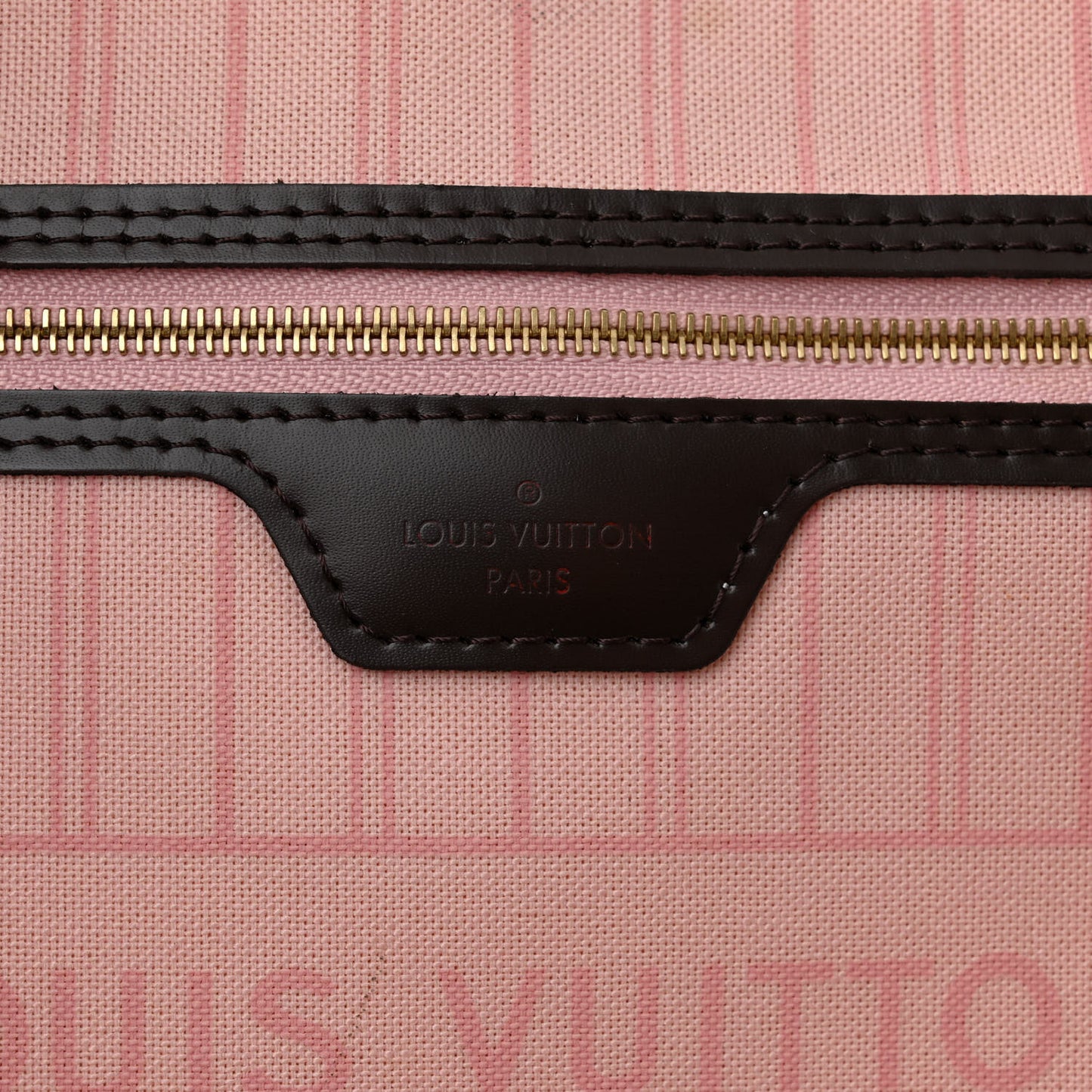 Damier Ebene Neo Neverfull MM Rose Ballerine