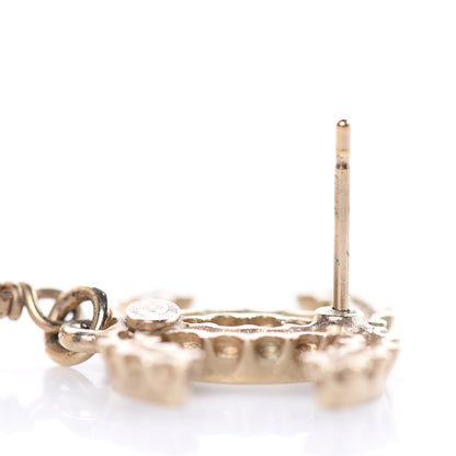 Chanel Pearl CC Drop Earrings Gold 6 of 6