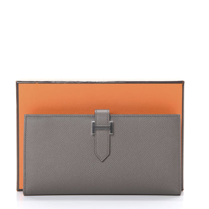Hermes Epsom Bearn Gusset Wallet Etain 7 of 7
