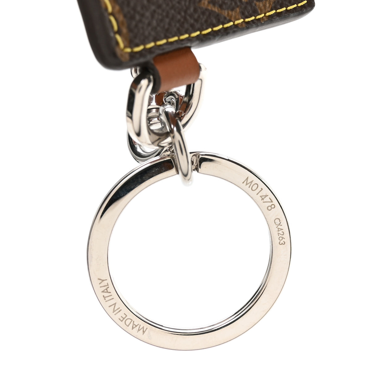 Louis Vuitton Monogram LV Chocolate Bar Bag Charm Key Holder 3 of 3