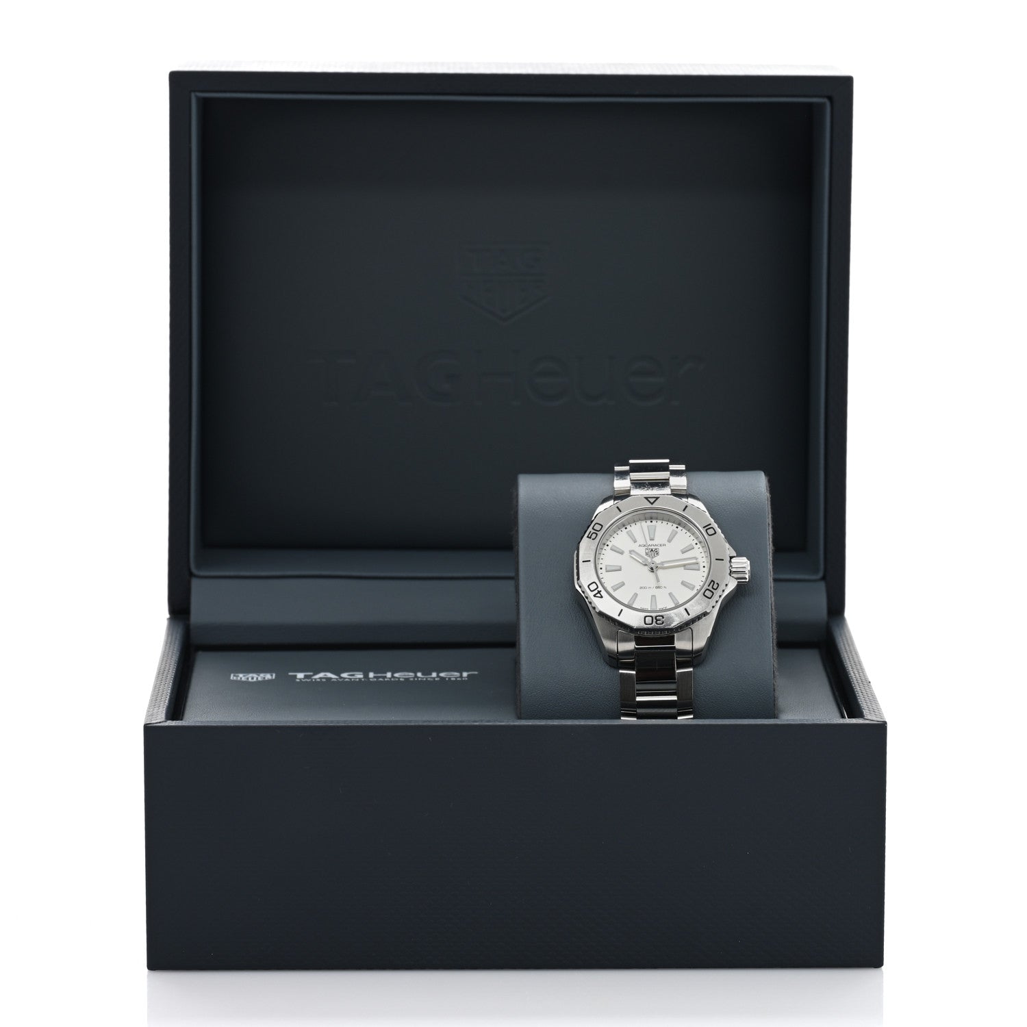 Tag Heuer Stainless Steel 30mm Aquaracer Lady Quartz Watch Silver WBP1411 5 of 5