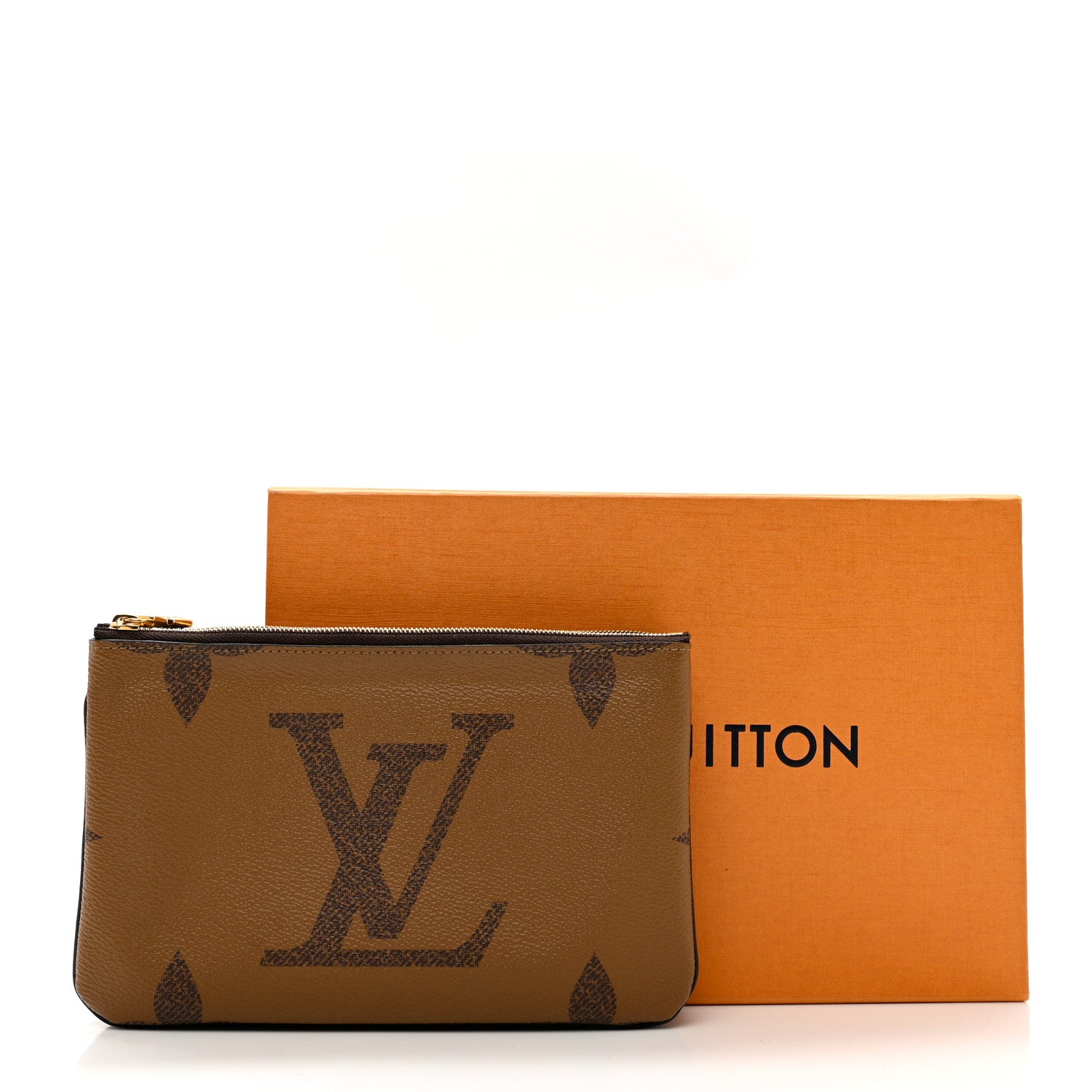 Louis Vuitton Reverse Monogram Giant Double Zip Pochette 11 of 11