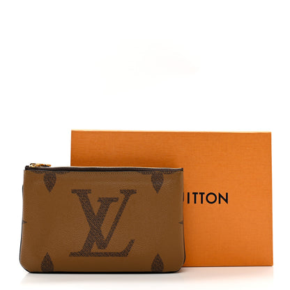 Louis Vuitton Reverse Monogram Giant Double Zip Pochette 11 of 11