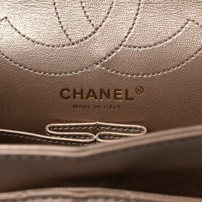 Chanel Metallic Calfskin Quilted 2.55 Reissue 226 Flap Dark Gold 6 of 10