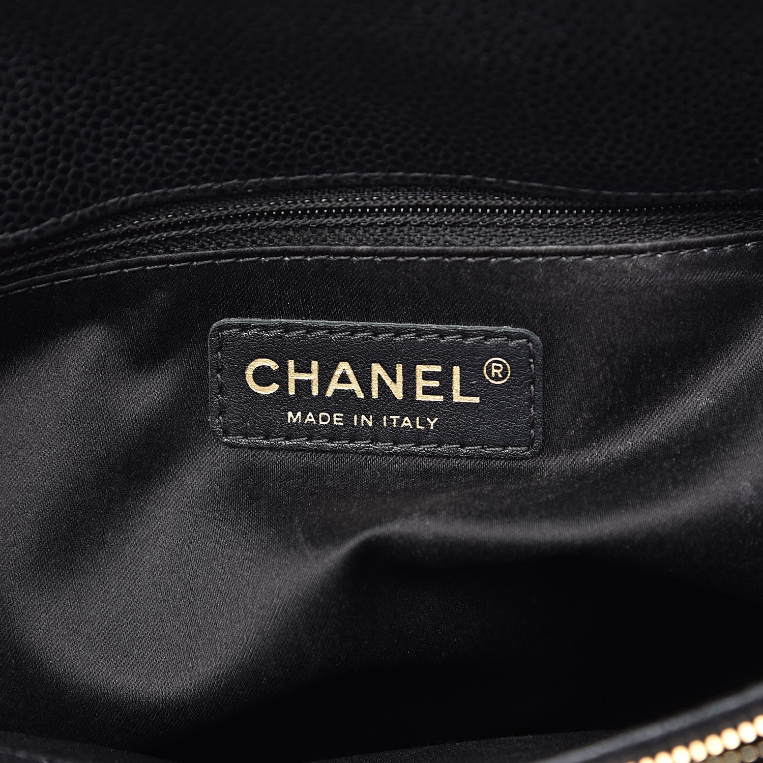 Chanel Caviar Quilted Grand Shopping Tote GST Black 6 of 12