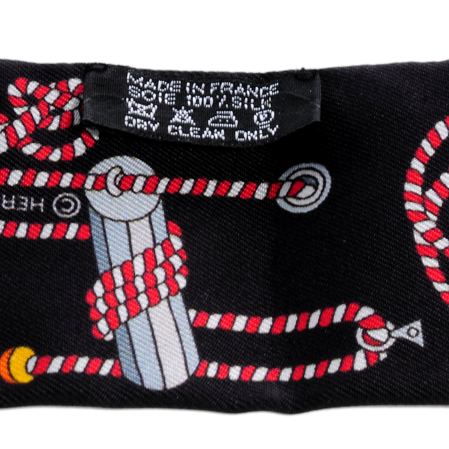 Silk Cordages Twilly Scarf Black
