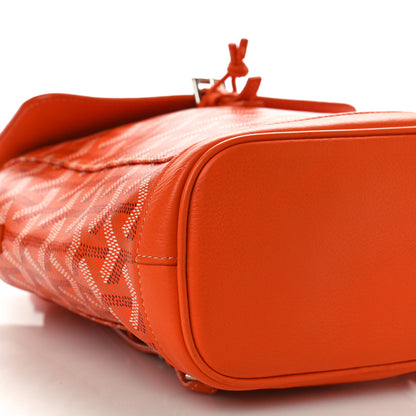 Goyard Goyardine Calfskin Mini Alpin Backpack Orange 8 of 9