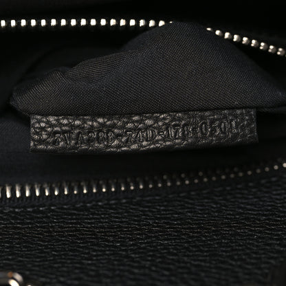 Fendi Cuoio Romano Selleria Metal Stitch Large Mens Peekaboo Iconic Essential Satchel Black 9 of 11