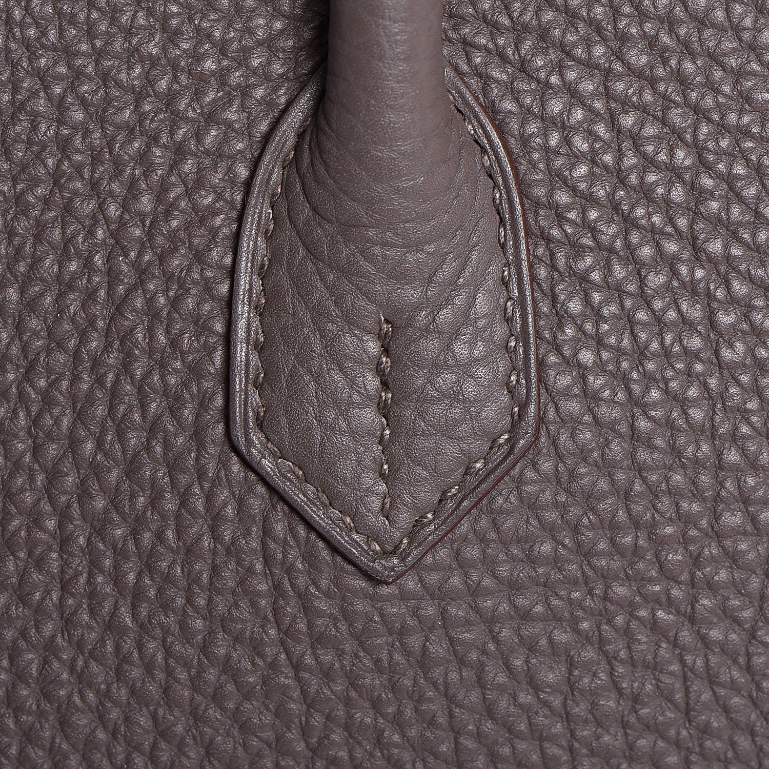 Hermes Togo Horeshoe Birkin 35 Etain Gris Perle 30 of 37