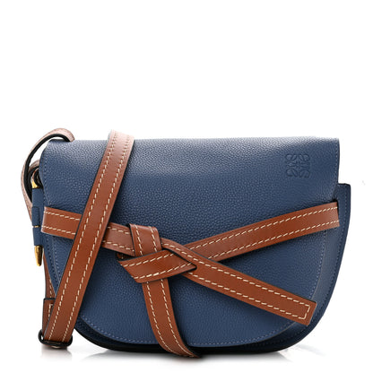 Loewe Grained Calfskin Small Gate Crossbody Bag Varsity Pecan 1 of 10