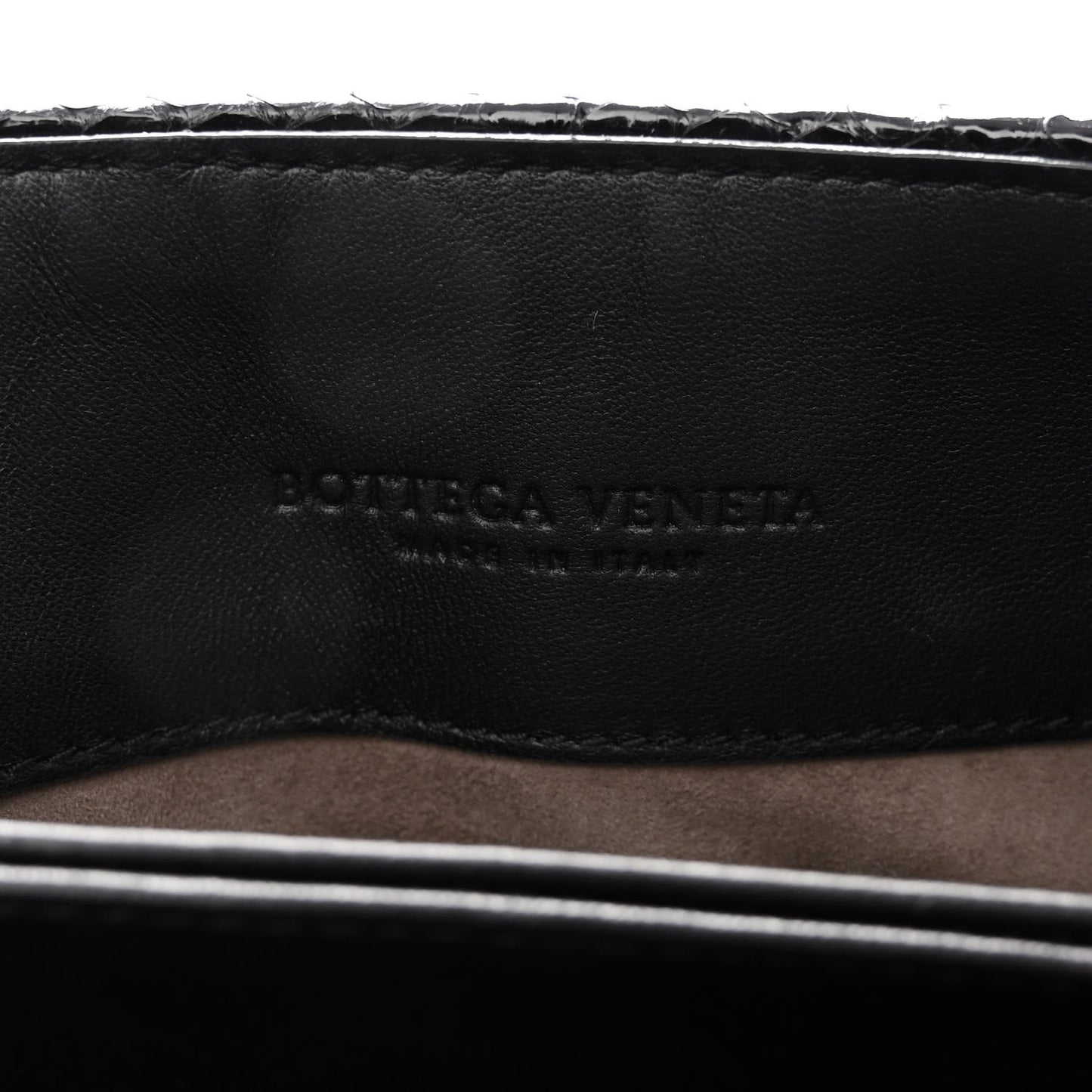 Ayers Intrecciato Baby Olimpia Shoulder Bag Black