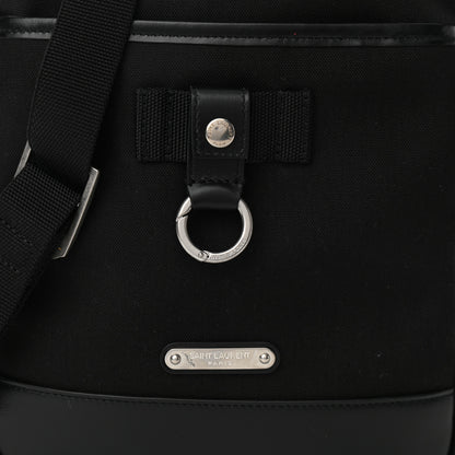 Saint Laurent Canvas Rivington Race Pouch Black 7 of 9