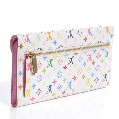 Louis Vuitton Monogram Multicolor Eugenie Wallet White 3 of 7