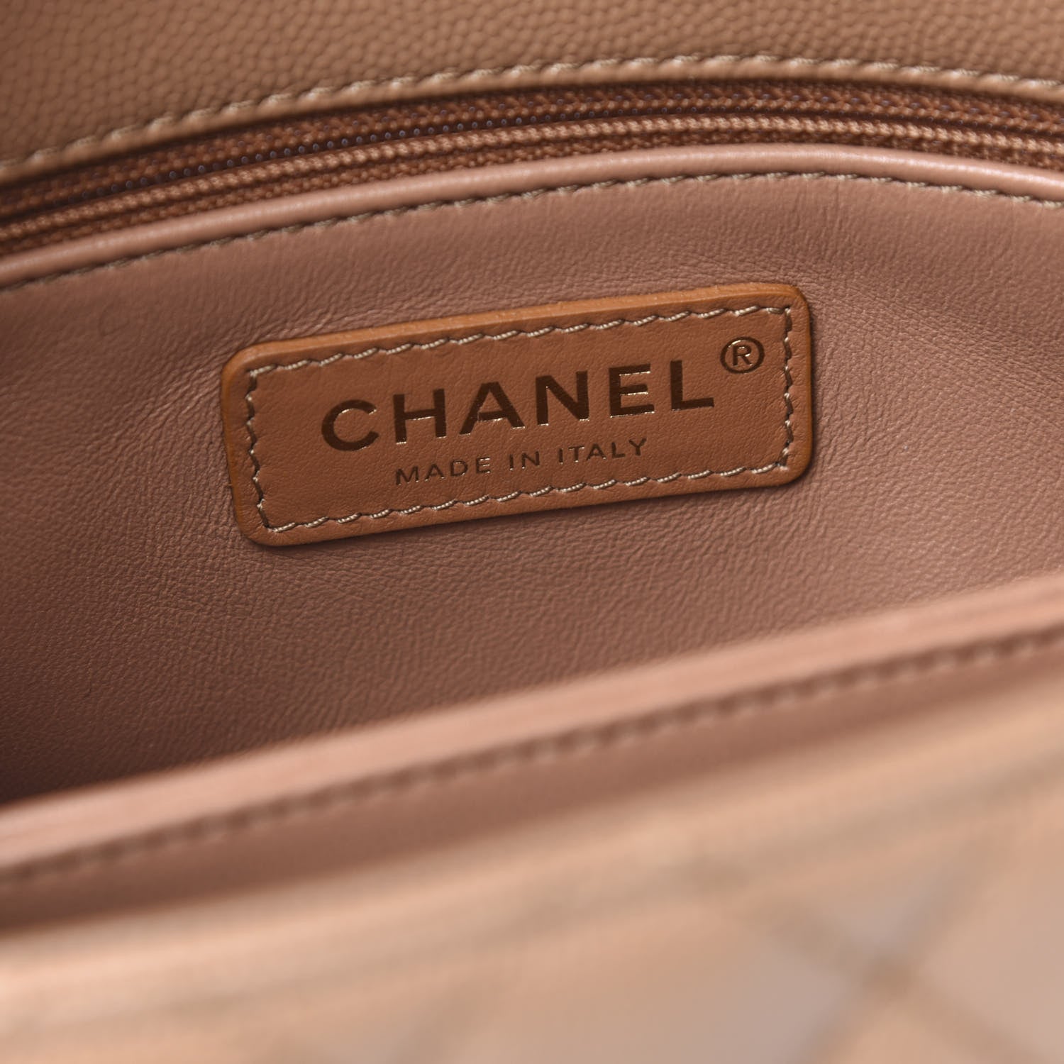 Chanel Caviar Quilted Mini Coco Handle Flap Brown 6 of 10