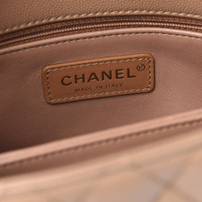Chanel Caviar Quilted Mini Coco Handle Flap Brown 6 of 10