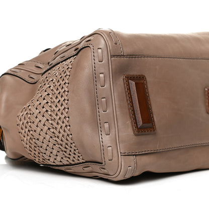 Gucci Calfskin Handmade Large Top Handle Bag Taupe 10 of 15