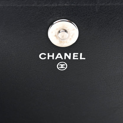 Chanel Patent Strass Wallet On Chain WOC Black 6 of 11