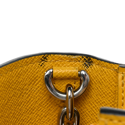 Louis Vuitton Epi Early Bird Twist Chain Wallet Jonquille 9 of 13