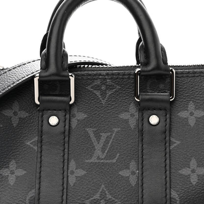 Louis Vuitton Reverse Monogram Eclipse Keepall XS Black 7 of 10