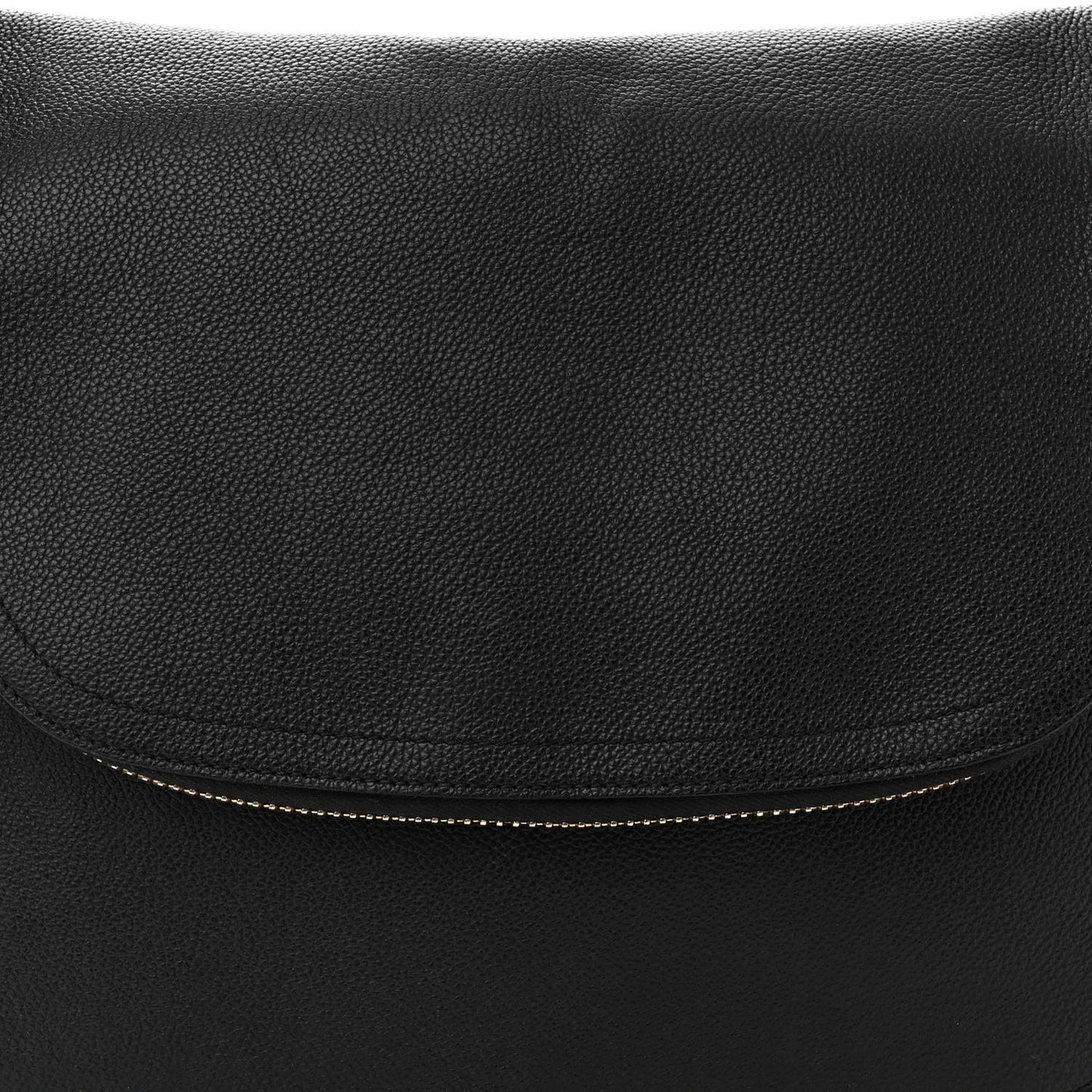 Grained Calfskin Large Jennifer Crossbody Bag Black