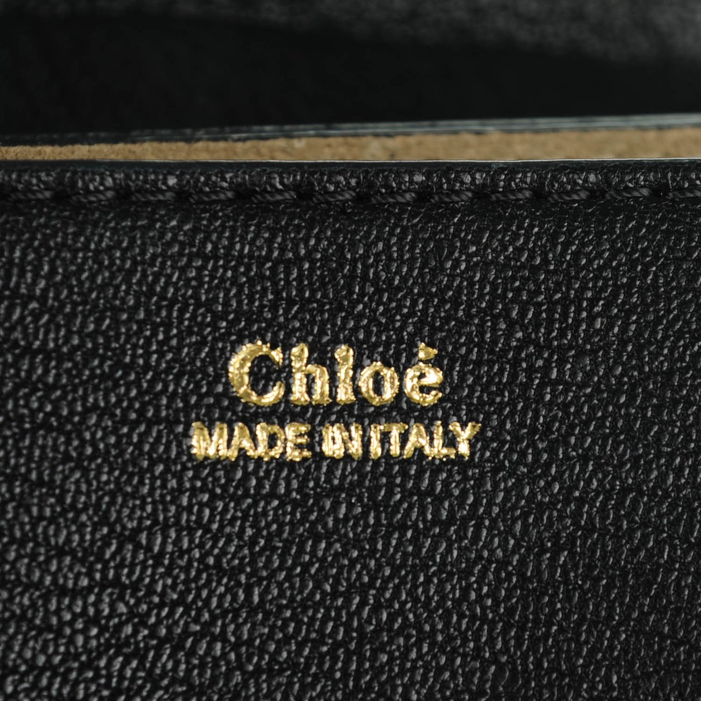 Grained Lambskin Nano Drew Shoulder Bag Black