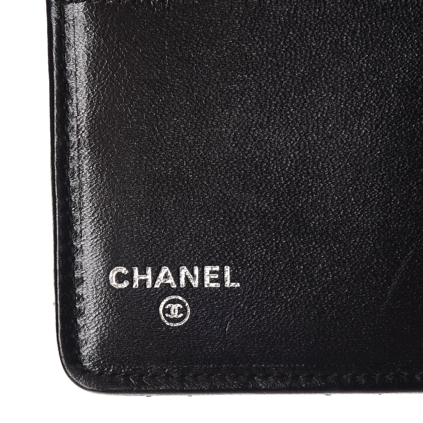 Lambskin Quilted Large Agenda Cover Black