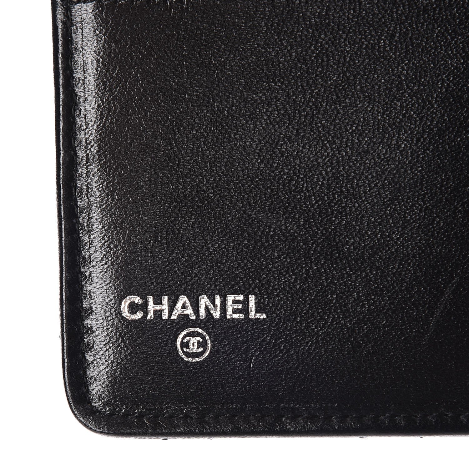 Chanel Lambskin Quilted Large Agenda Cover Black 6 of 9