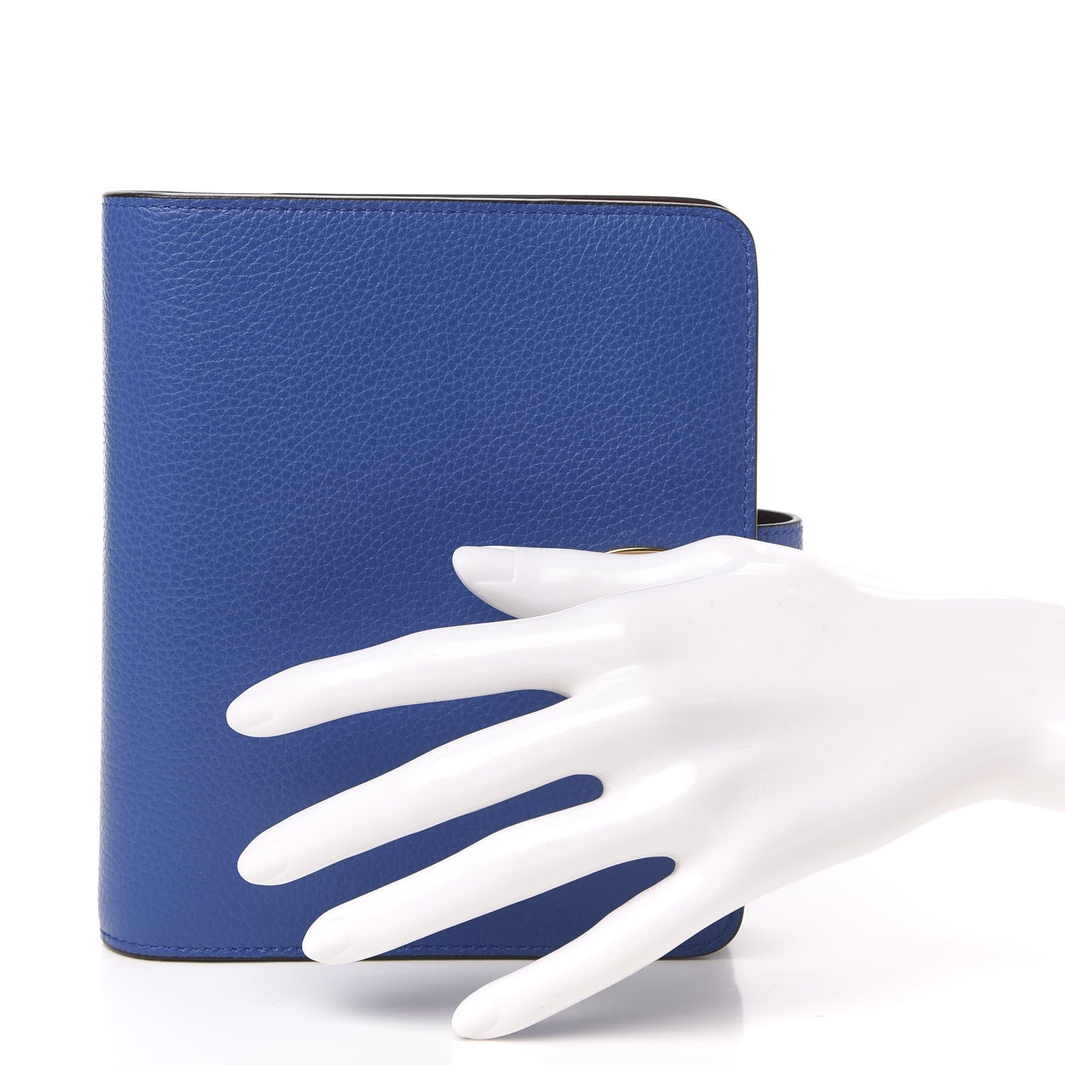 Mulberry Natural Grain Calfskin Postman's Lock Agenda Porcelain