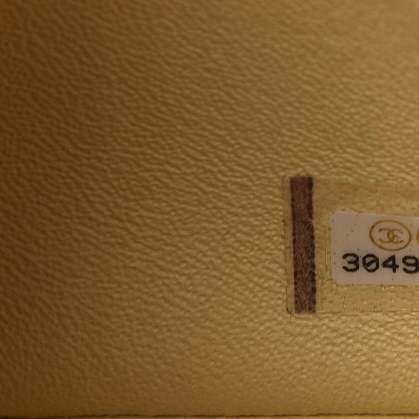 Lambskin Quilted Mini Rectangular Flap Light Yellow