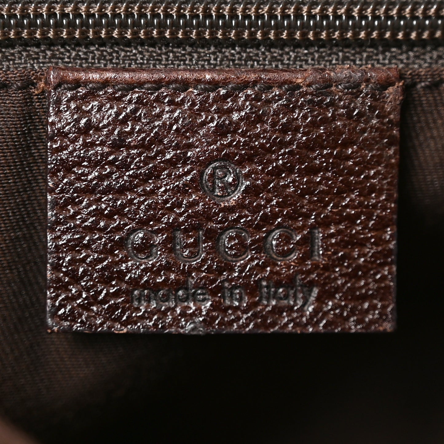Monogram Abbey Shoulder Bag Dark Brown