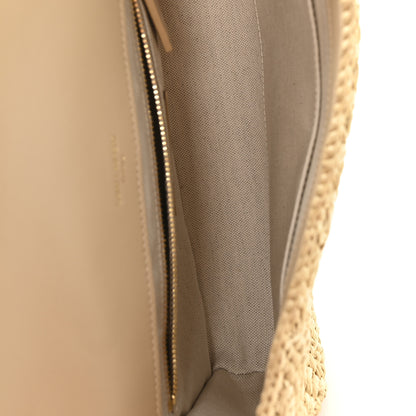 Saint Laurent Raffia Monogram Medium Jamie Natural Avorio 5 of 11