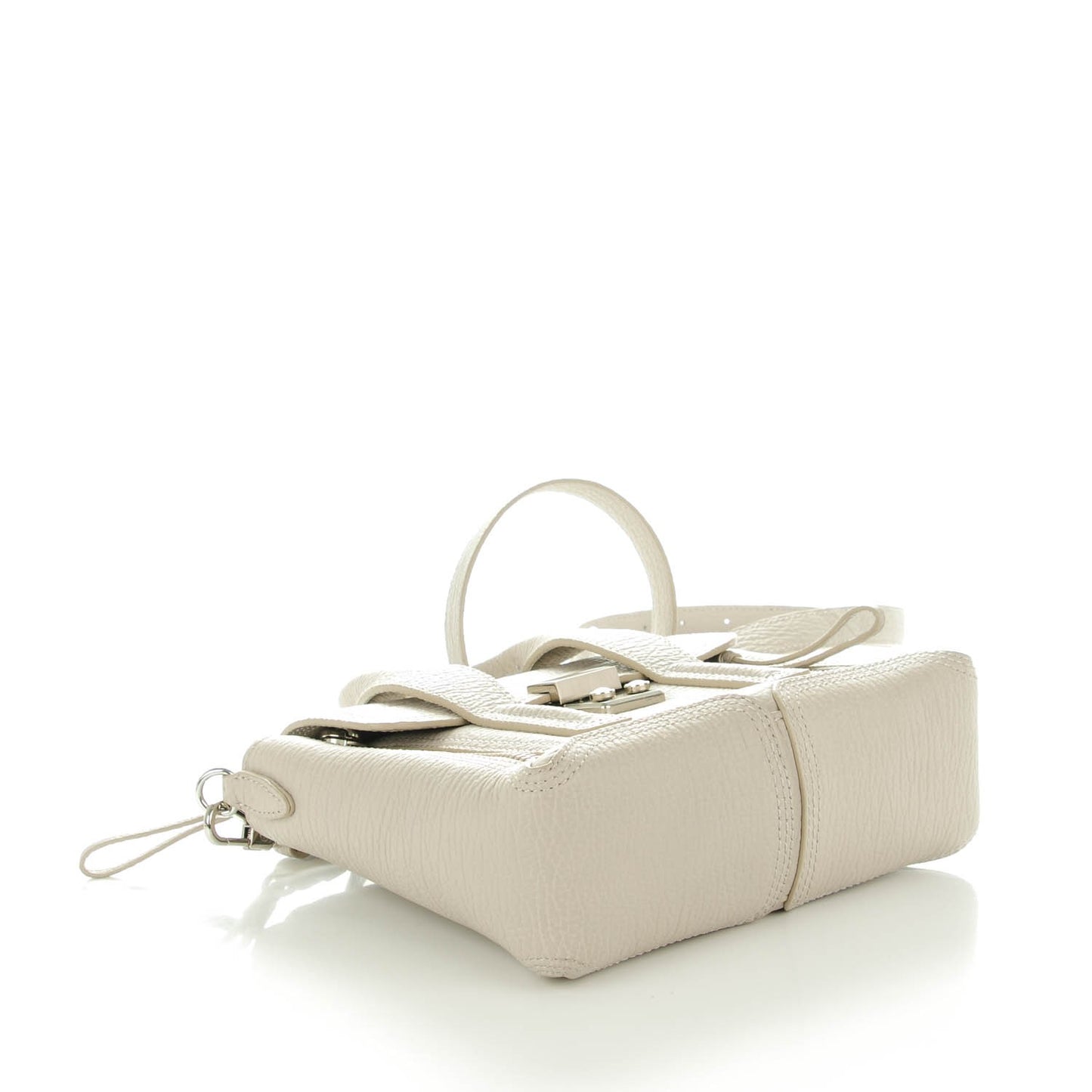 3.1 Textured Calfskin Mini Pashli Satchel Feather